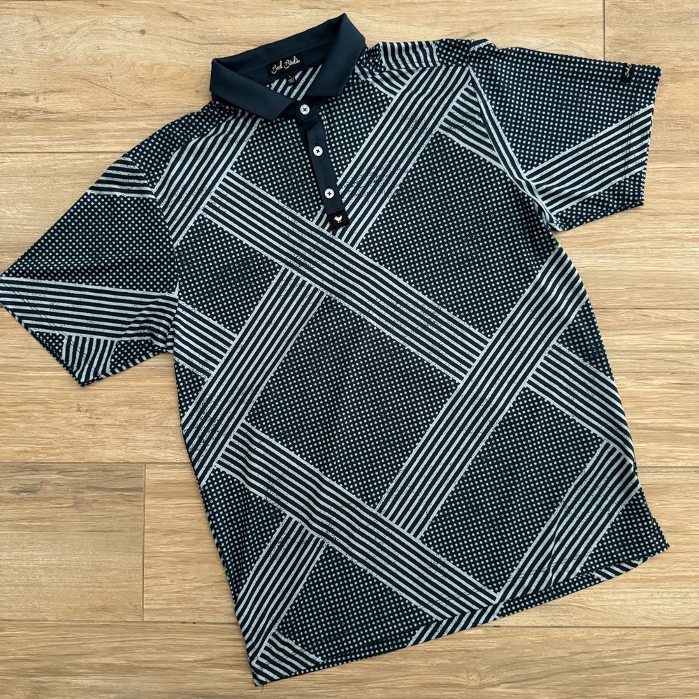 Bad Birdie Retro Bloomin Golf Polo